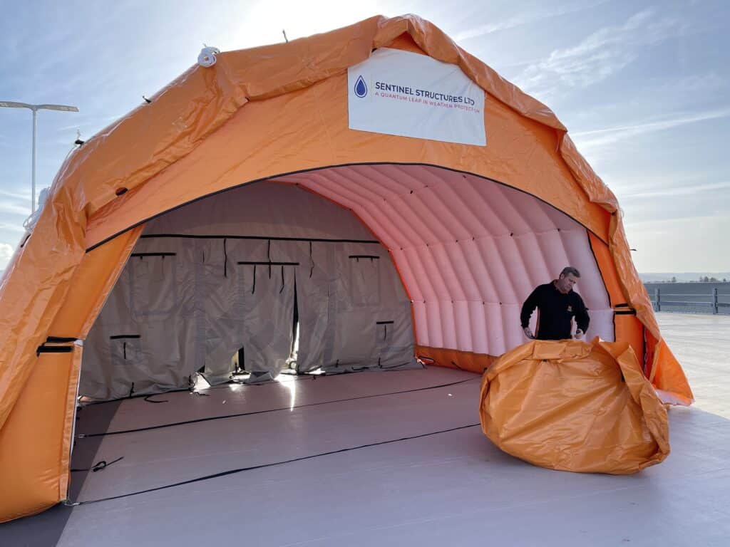 Rooftop Waterproofing Enclosure for Car Park Construction | UK