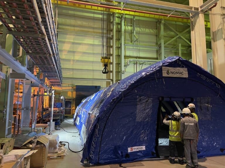 Turbine Maintenance Clean Room Enclosure | Middle East