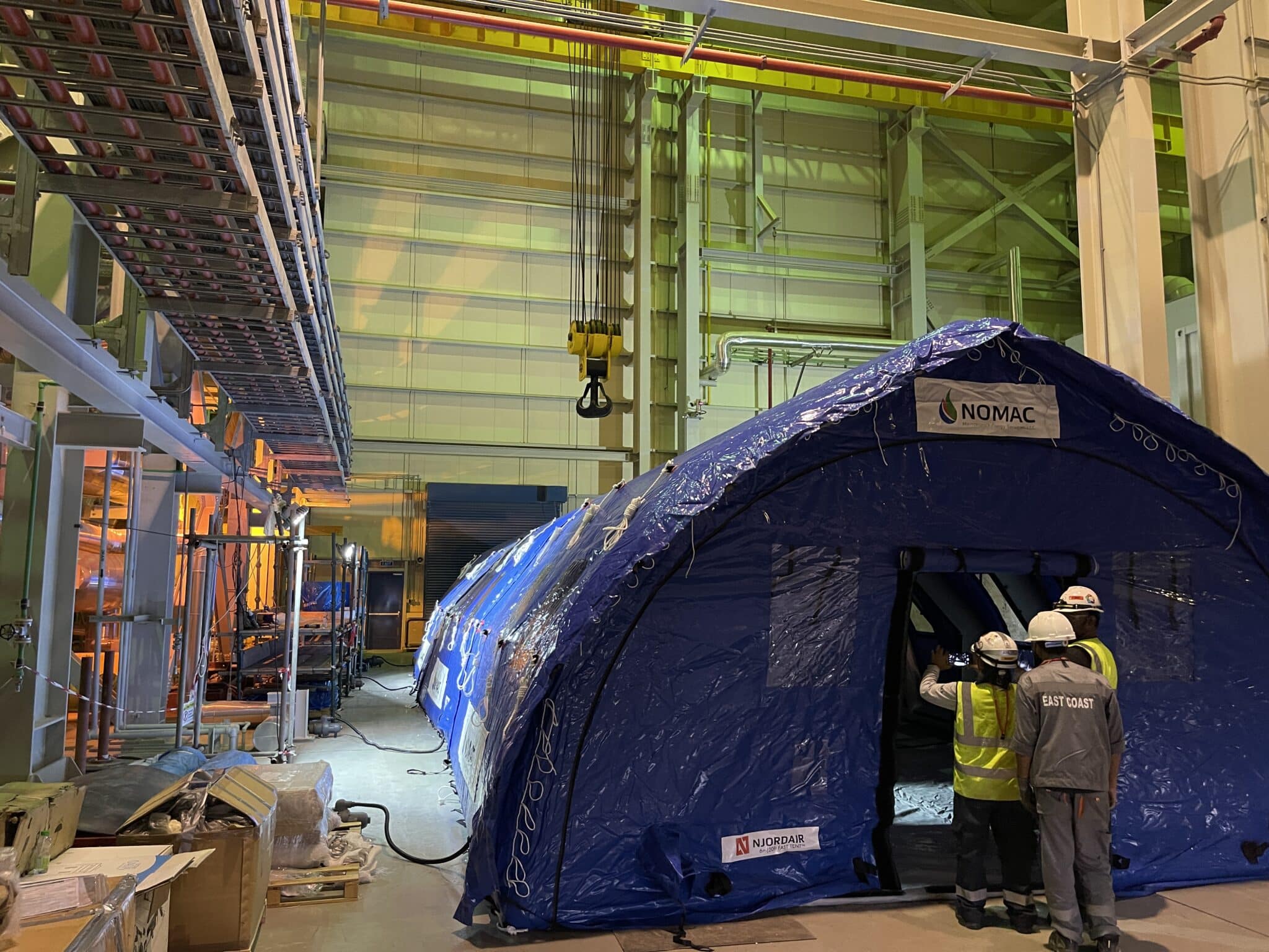 Turbine Maintenance Clean Room Enclosure | Middle East